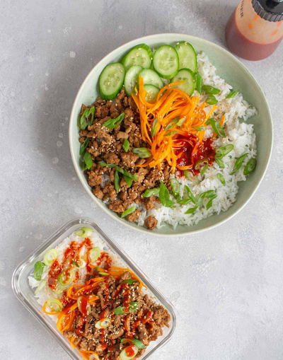 Turkey Bulgogi Bowl with Bok Choy