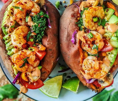 Fajita Shrimp Sweet Potato