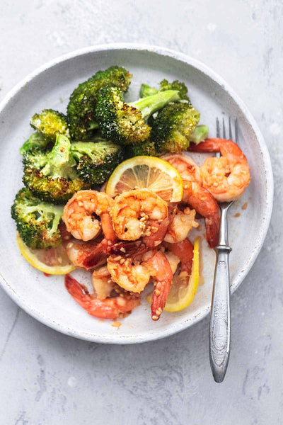Shrimp Scampi & Roasted Broccoli
