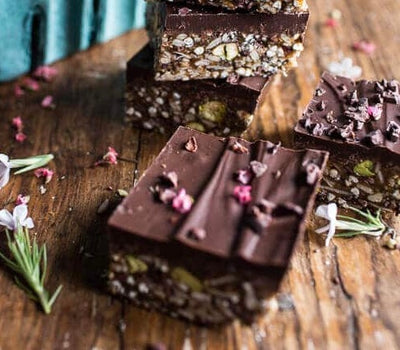 Super Seed Chocolate Almond Butter Raw Bars